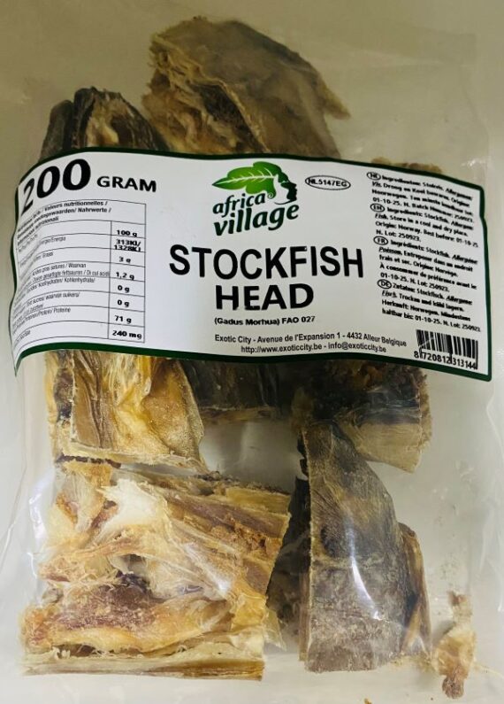Africa Village  Stockfish Cod Head 200g