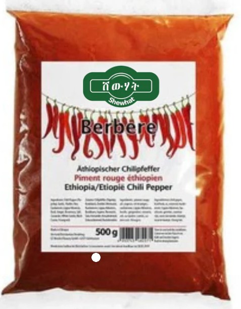 Berbere Ethiopian Chilli Pepper 500 g
