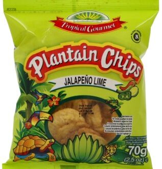Tropical Gourmet Plantain Chips -Jalapeno Lime - 70g